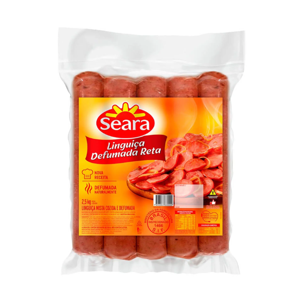 LINGUICA TIPO CALABRESA SEARA DEFUMADA PCT 2,5KG