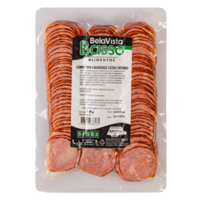 LOMBO BASSO TIPO CANADENSE COZIDO FATIADO  PCT 1KG