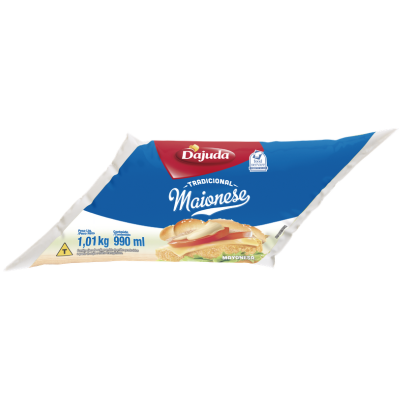 MAIONESE DAJUDA TRAPÉZIO BISNAGA 1KG