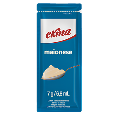 MAIONESE EKMA TRADICONAL SACHE 7GR CX C/ 140 UND