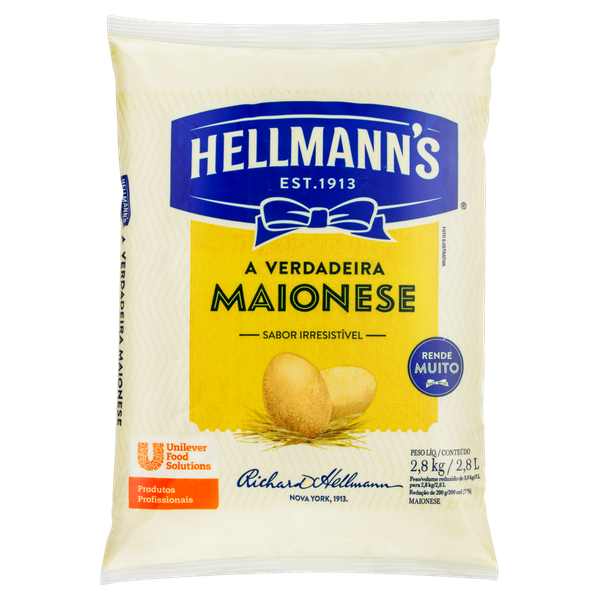 MAIONESE HELLMANNS BAG 2,8KG