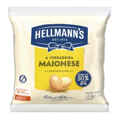 MAIONESE HELLMANNS ORIGINAL BAG. 1,6KG