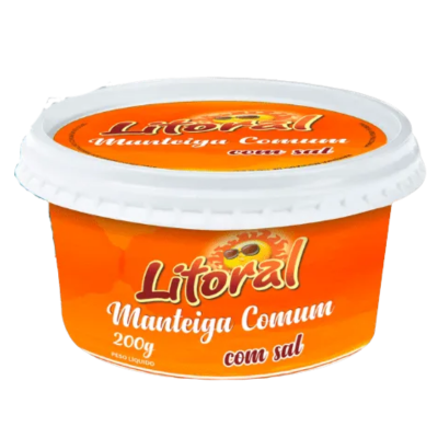 MANTEIGA LITORAL C/ SAL 200GR