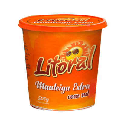 MANTEIGA LITORAL C/ SAL 500GR