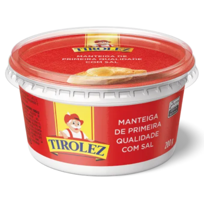 MANTEIGA TIROLEZ C/ SAL PT 200GR