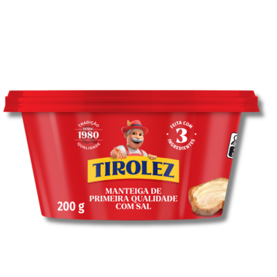 MANTEIGA TIROLEZ C/ SAL PT 200GR