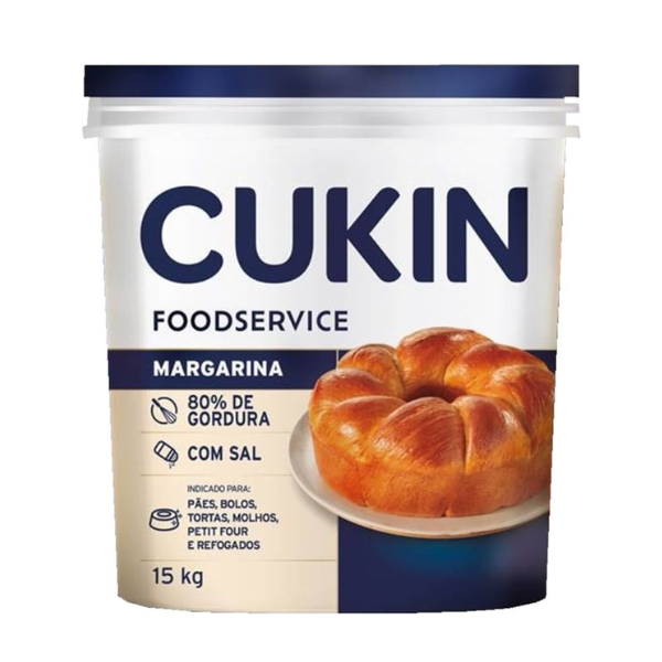 MARGARINA FOOD SERVICE CUKIN 80% LIPIDIOS BD 15KG