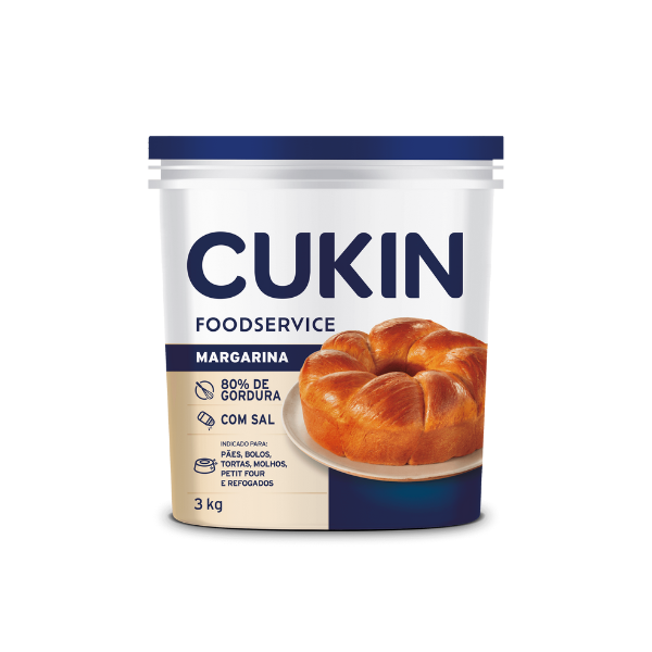 MARGARINA FOOD SERVICE CUKIN 80% LIPIDIOS BD 3KG