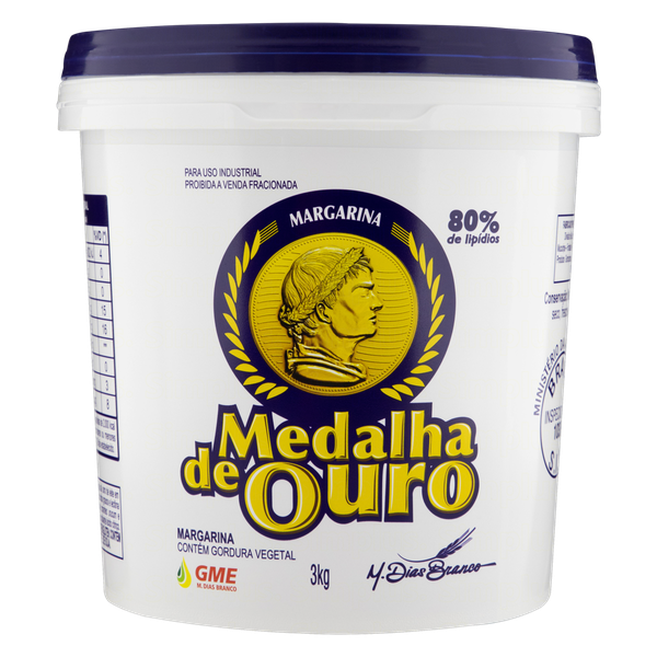 MARGARINA MEDALHA DE OURO 3KG