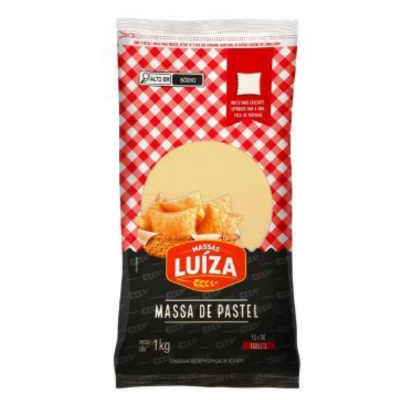 MASSA PASTEL LUIZA RETANGULAR 15 X 30 REFR. PCT 1KG