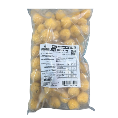 MINI BOLINHO CROQUANT QUEIJO 15GR CG PCT 1KG