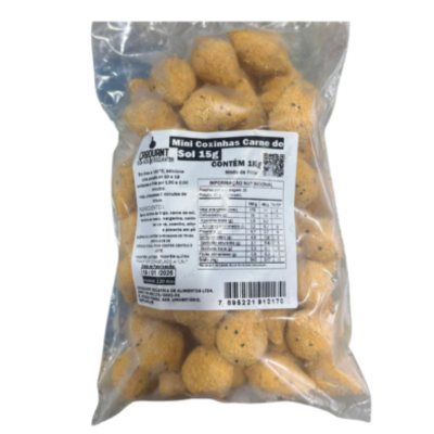 MINI COXINHA CROQUANT CARNE DE SOL 15GR CG PCT 1KG