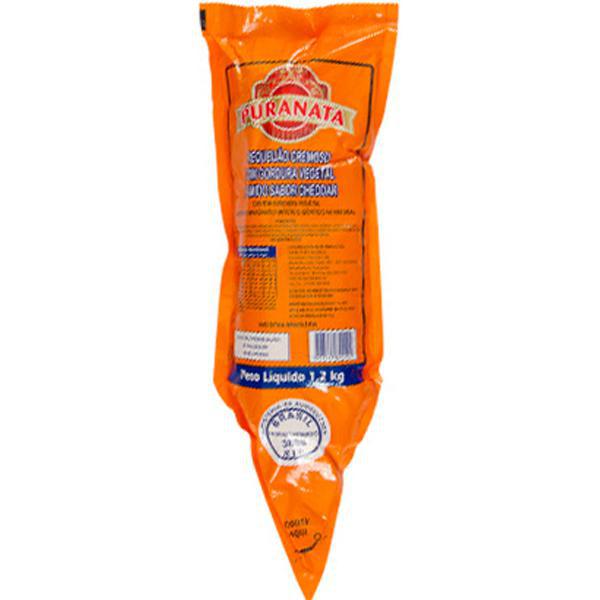MISTURA REQUEIJAO PURANATA SABOR CHEDDAR BISNAGA1,2KG