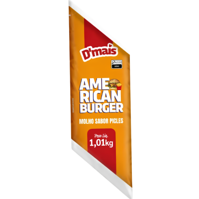 MOLHO AMERICAN BURGER D'MAIS BISNAGA 1KG