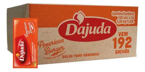 MOLHO AMERICAN BURGER DAJUDA SACHE 7GR CX C/ 192 UND