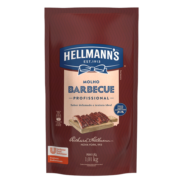 MOLHO BARBECUE HELLMANNS 1,01KG