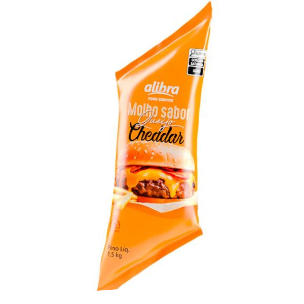 MOLHO CREMOSO FORNEAVEL ALIBRA SABOR CHEDDAR BISN. 1,5KG