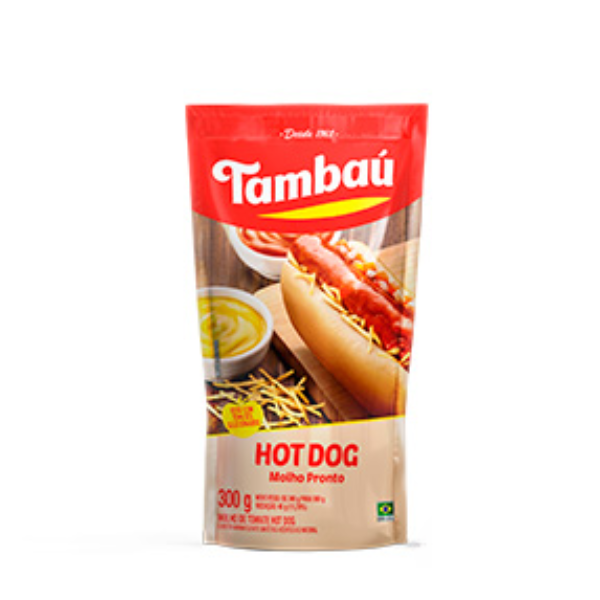 MOLHO DE TOMATE TAMBAU HOT DOG  POUCH 1,7KG