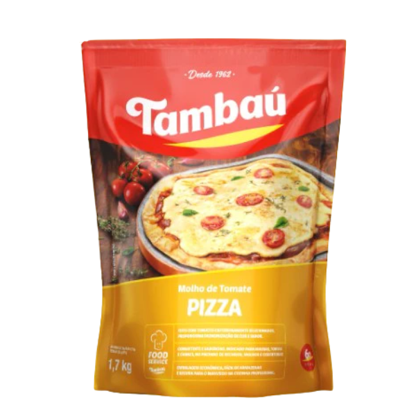 MOLHO DE TOMATE TAMBAU PIZZA SACHE 1,7KG