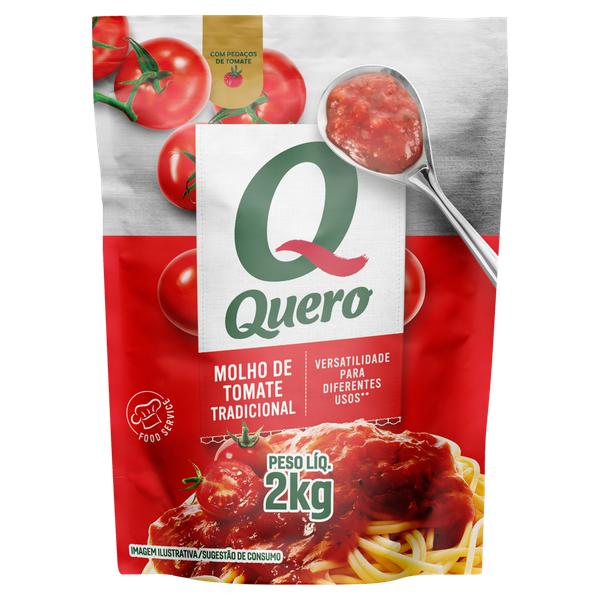 MOLHO TOMATE QUERO TRADICIONAL 2KG
