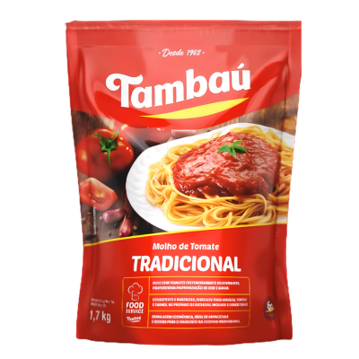 MOLHO TOMATE TAMBAU TRAD SACHE 1,7KG