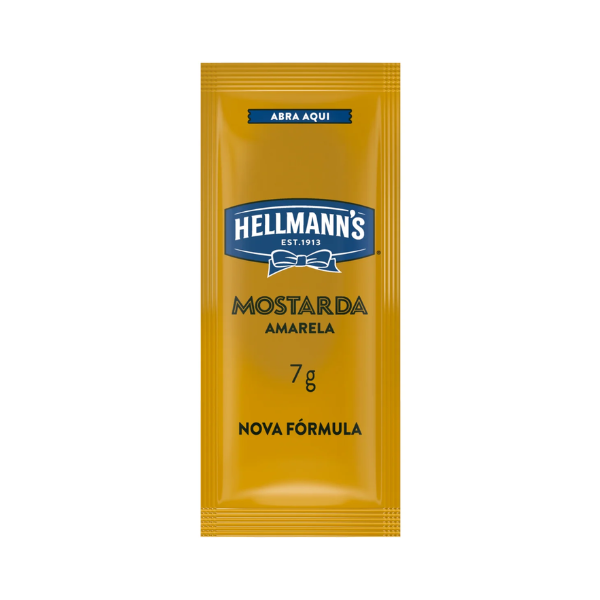 MOSTARDA HELLMANNS SACHE 7GR CX C/ 168 UND
