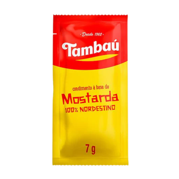 MOSTARDA TAMBAU SACHE 7GR CX C/ 144 UND