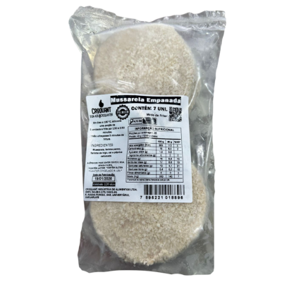 MUSSARELA EMPANADA CROQUANT P/ HAMBURGUER CG PCT C/ 7 UND
