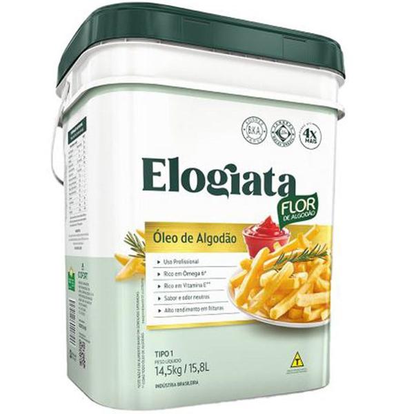 OLEO DE ALGODAO ELOGIATA BALDE 14,5KG