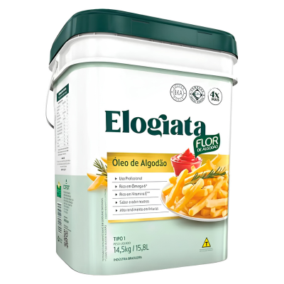 OLEO DE ALGODAO ELOGIATA BALDE 14,5KG