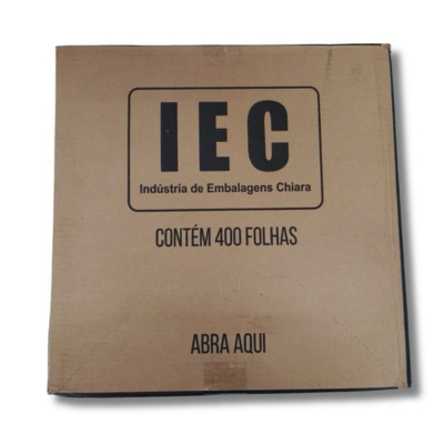 PAPEL ACOPLADO P/ LANCHE CHIARA 30X38 CX C/ 400 FOLHAS