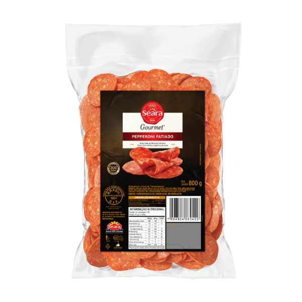 PEPPERONI SEARA FATIADO 800GR