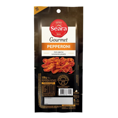 PEPPERONI SEARA FATIADO PCT 100GR