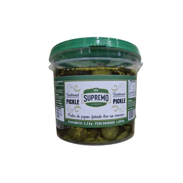 PICKLE EM CONSERVA SUPREMO TRADICIONAL BD 1,05KG