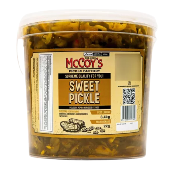 PICKLES MCCOYS CLASSIC BALDE 3,4KG