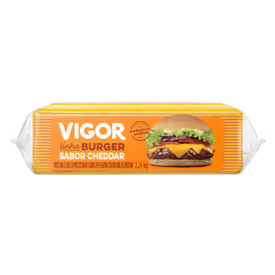 PREPARAÇÃO ALIMENTICIA VIGOR SABOR CHEDDAR FAT.PEÇA 2,24KG