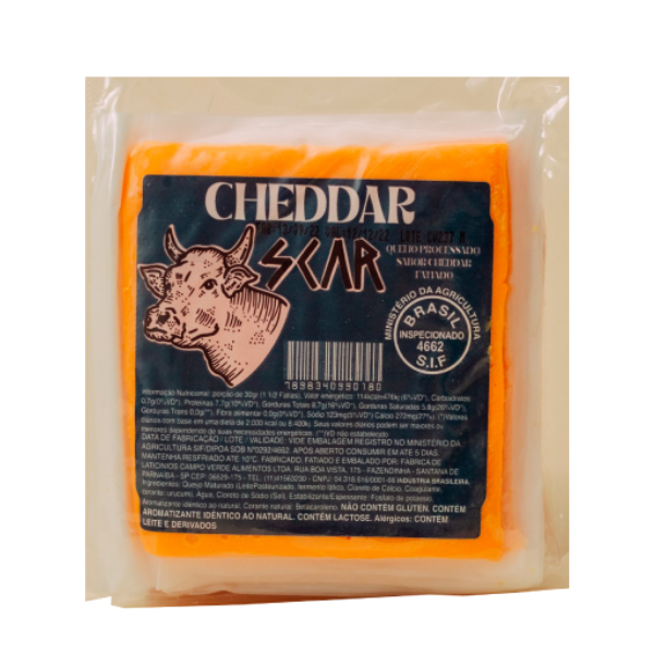 QUEIJO CHEDDAR SCAR 500GR