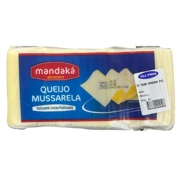 QUEIJO MUSSARELA MANDAKA FAT. INTERF. KG