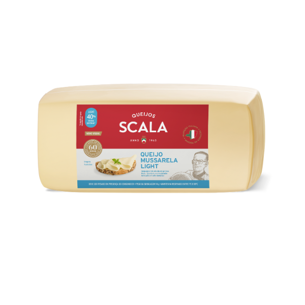 QUEIJO MUSSARELA SCALA LIGHT KG
