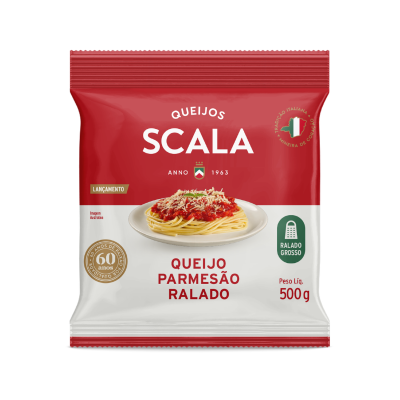 QUEIJO PARMESAO SCALA RALADO DESIDRATADO PCT 500GR
