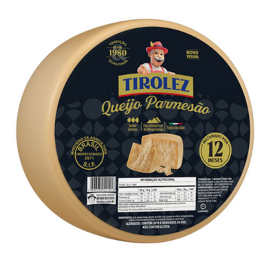 QUEIJO PARMESAO TIROLEZ 12 MESES KG