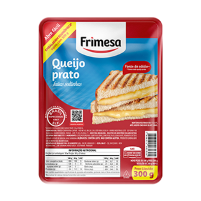 QUEIJO PRATO FRIMESA FATIADO PCT 300GR