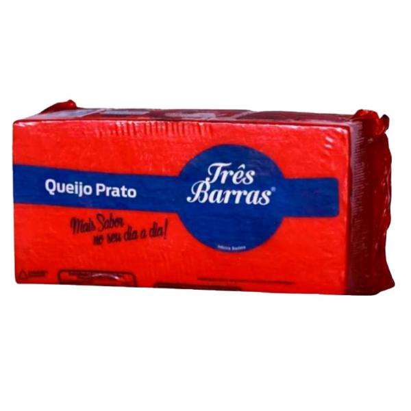 QUEIJO PRATO TRÊS BARRAS KG