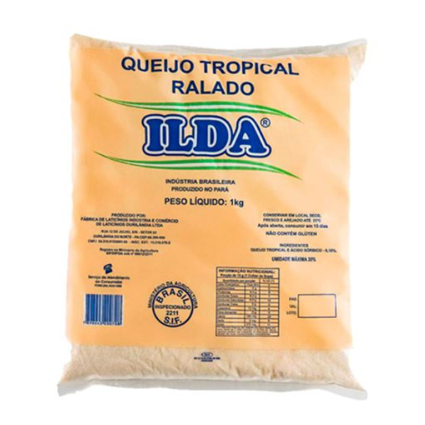 QUEIJO RALADO ILDA 1KG
