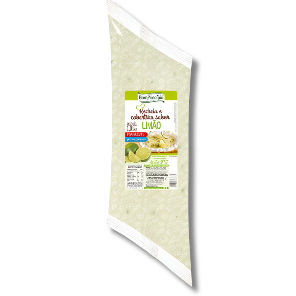 RECHEIO BOM PRINCIPIO SABOR LIMAO BISNAGA 1,01KG