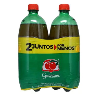 REFRIGERANTE ANTARCTICA GUARANA 1L MULTPACK C/ 2UND