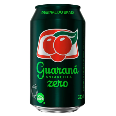 REFRIGERANTE ANTARCTICA GUARANA ZERO AÇUCAR LT 350ML