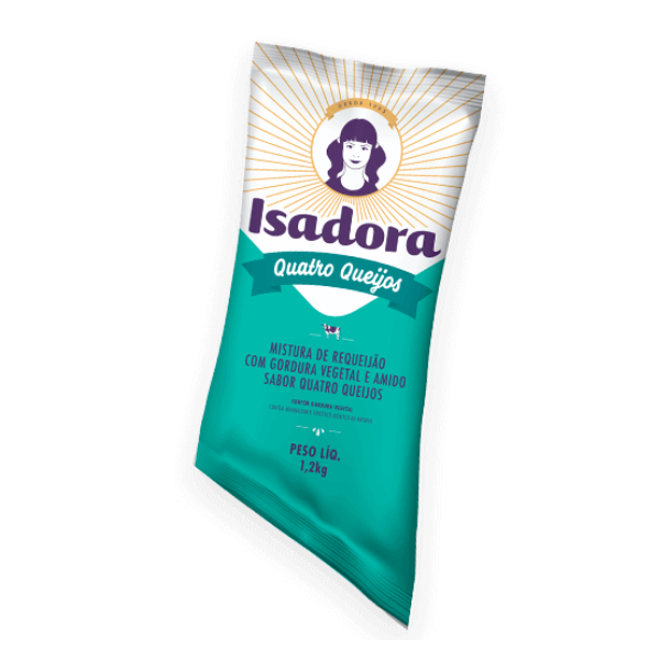 REQUEIJAO ISADORA 4 QUEIJOS C/ AMIDO 1,2KG