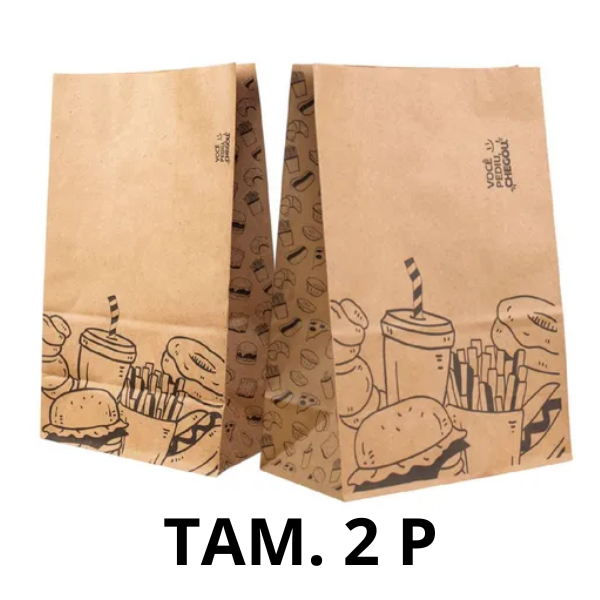 SACO KRAFT VINCO LANCHE TAM.2 P C/ 50UN