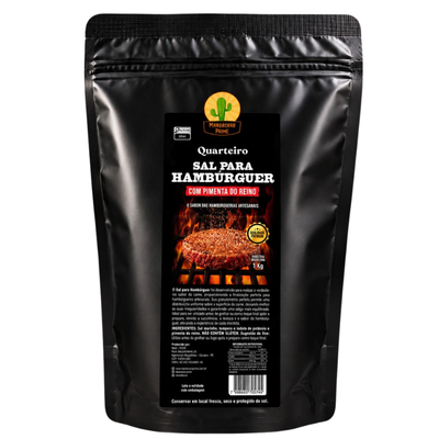 SAL P/ HAMBURGER MANDACARU / QUARTEIRO C/ PIMENTA SACHE 1KG
